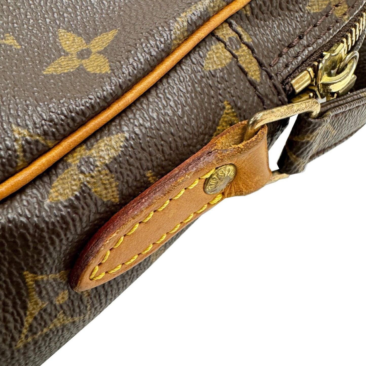 Louis Vuitton Brown Monogram Leather Pvc Shoulder Bag