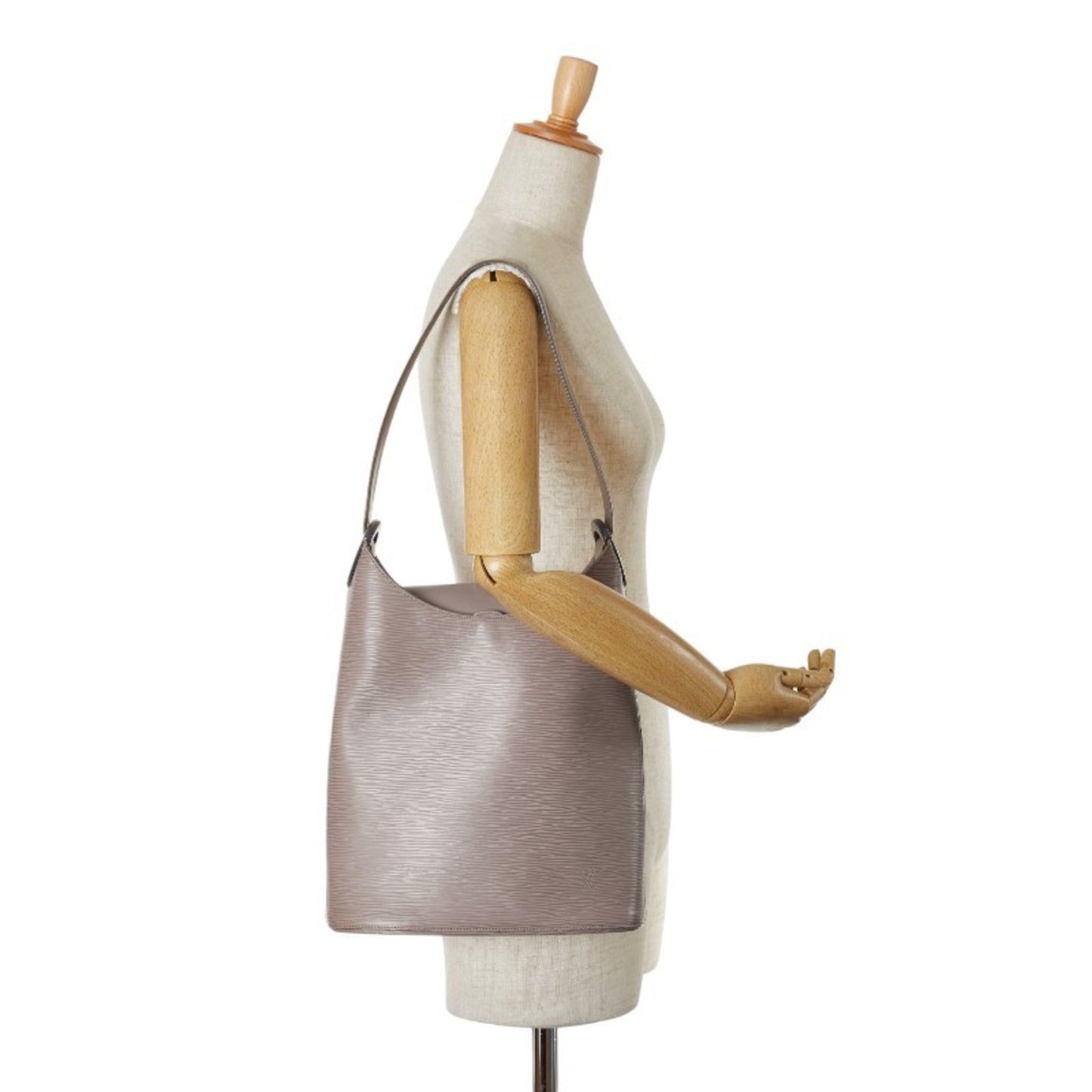 Louis Vuitton Purple Leather Shoulder Bag