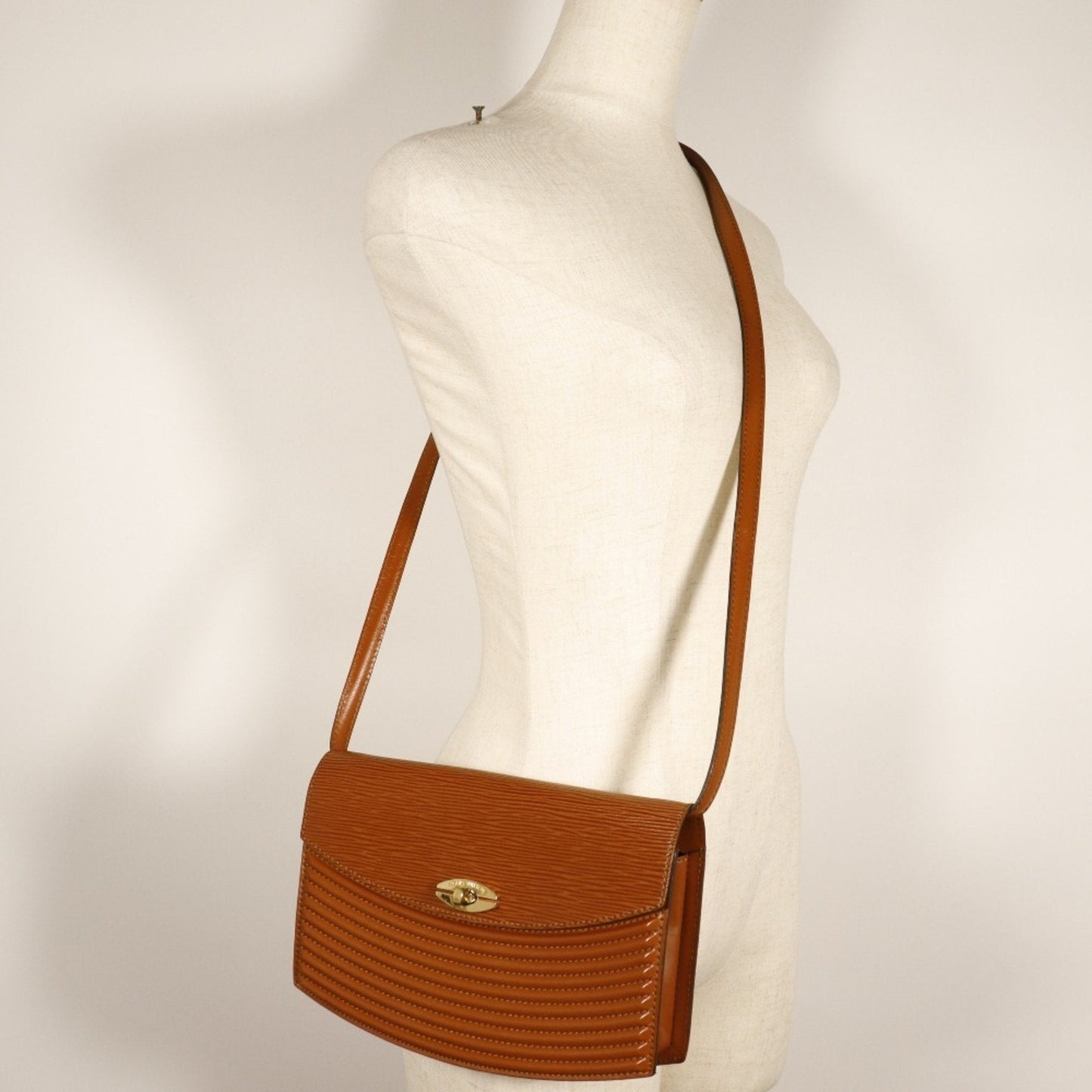 Louis Vuitton Brown Epi Leather Shoulder Bag