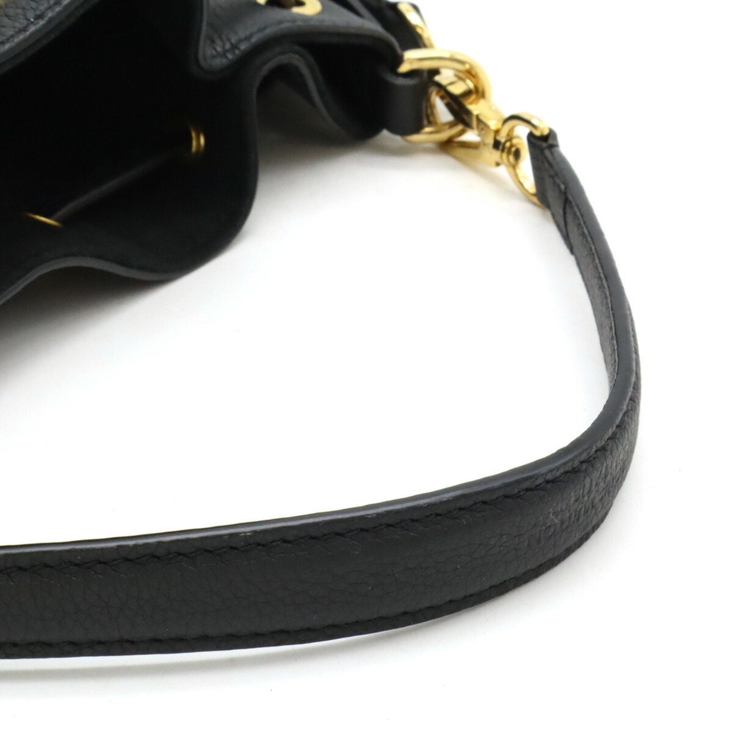 Louis Vuitton Noir Leather Shoulder Bag