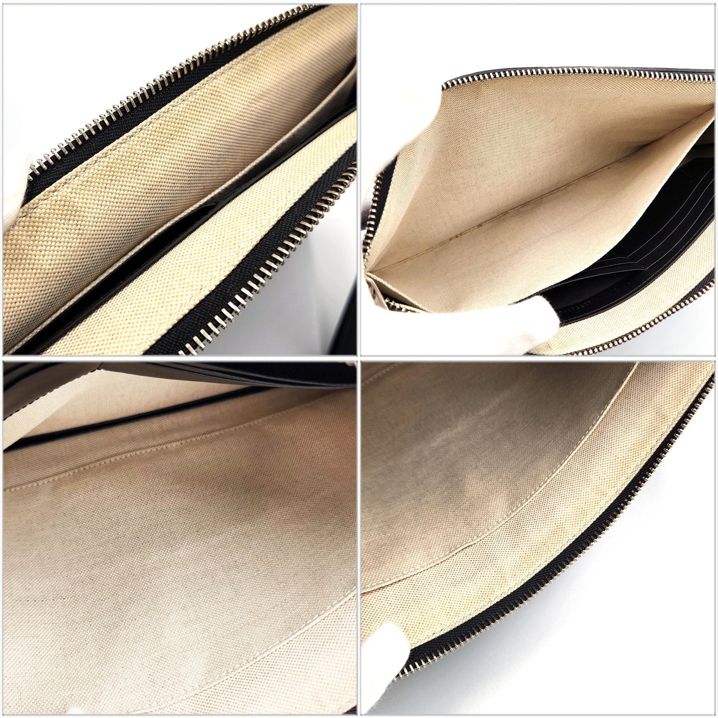 Gucci Black Leather Clutch Bag