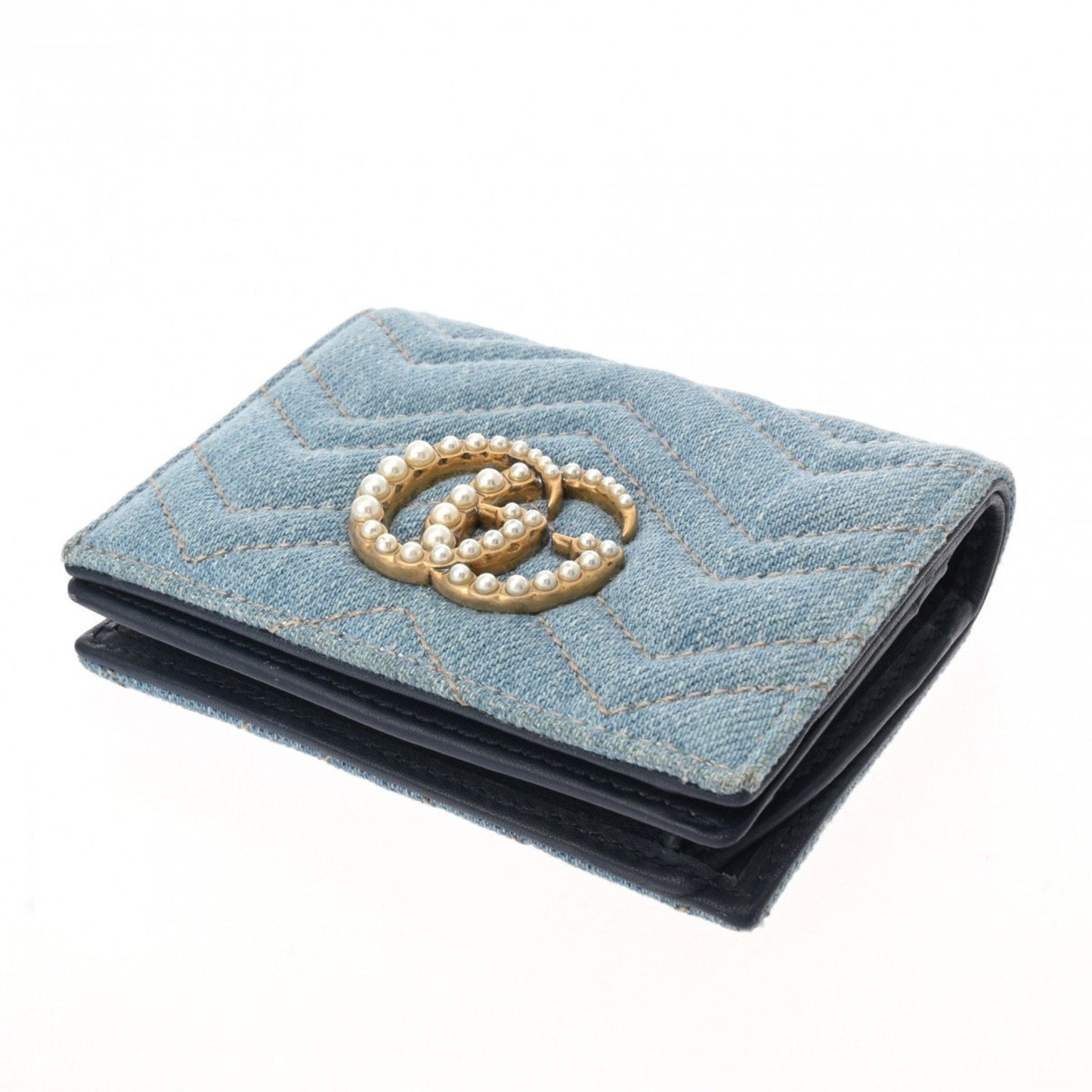 Gucci Blue Denim Wallet (Bi-Fold)
