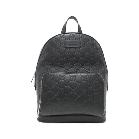 Gucci Black Leather Backpack