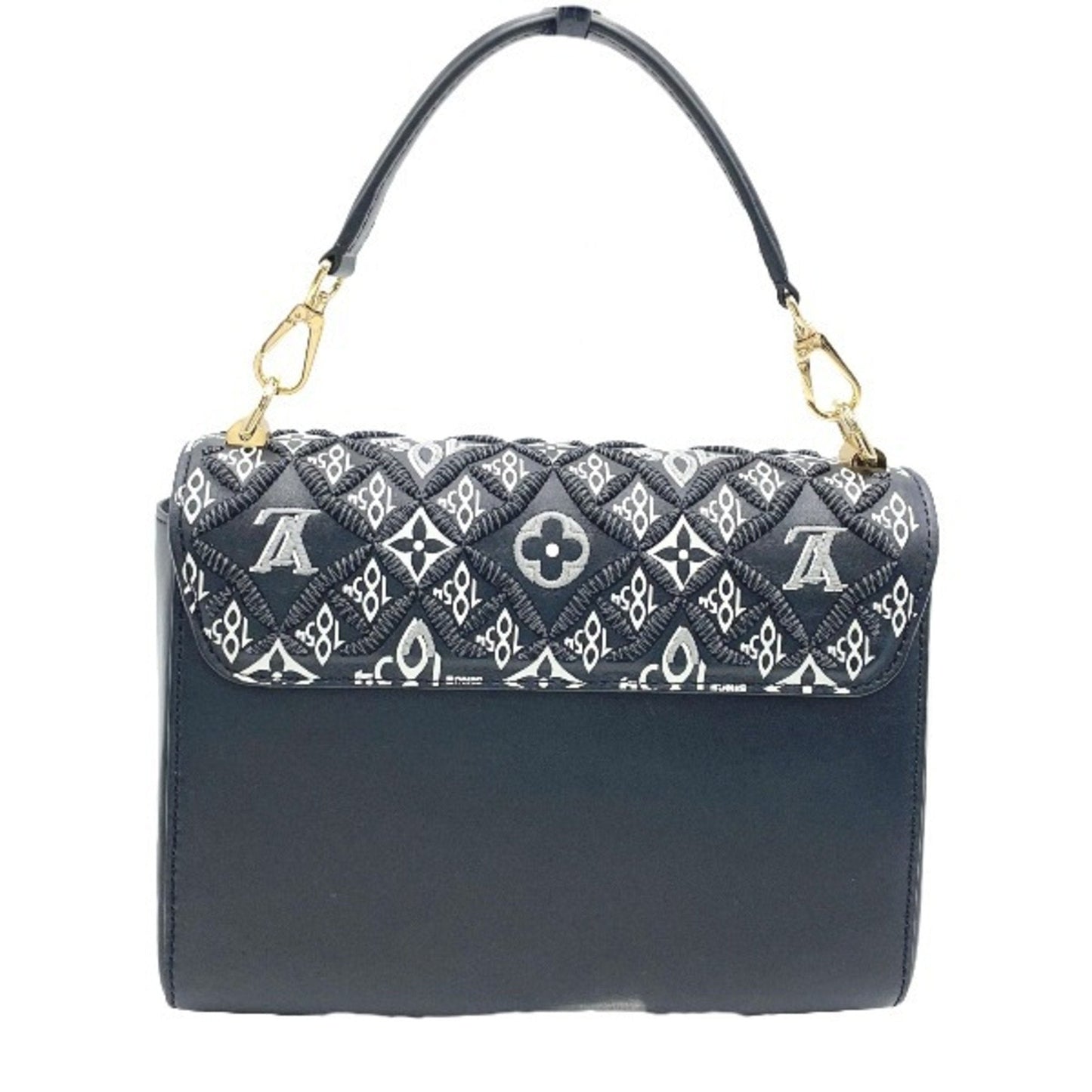 Louis Vuitton Black Leather Shoulder Bag