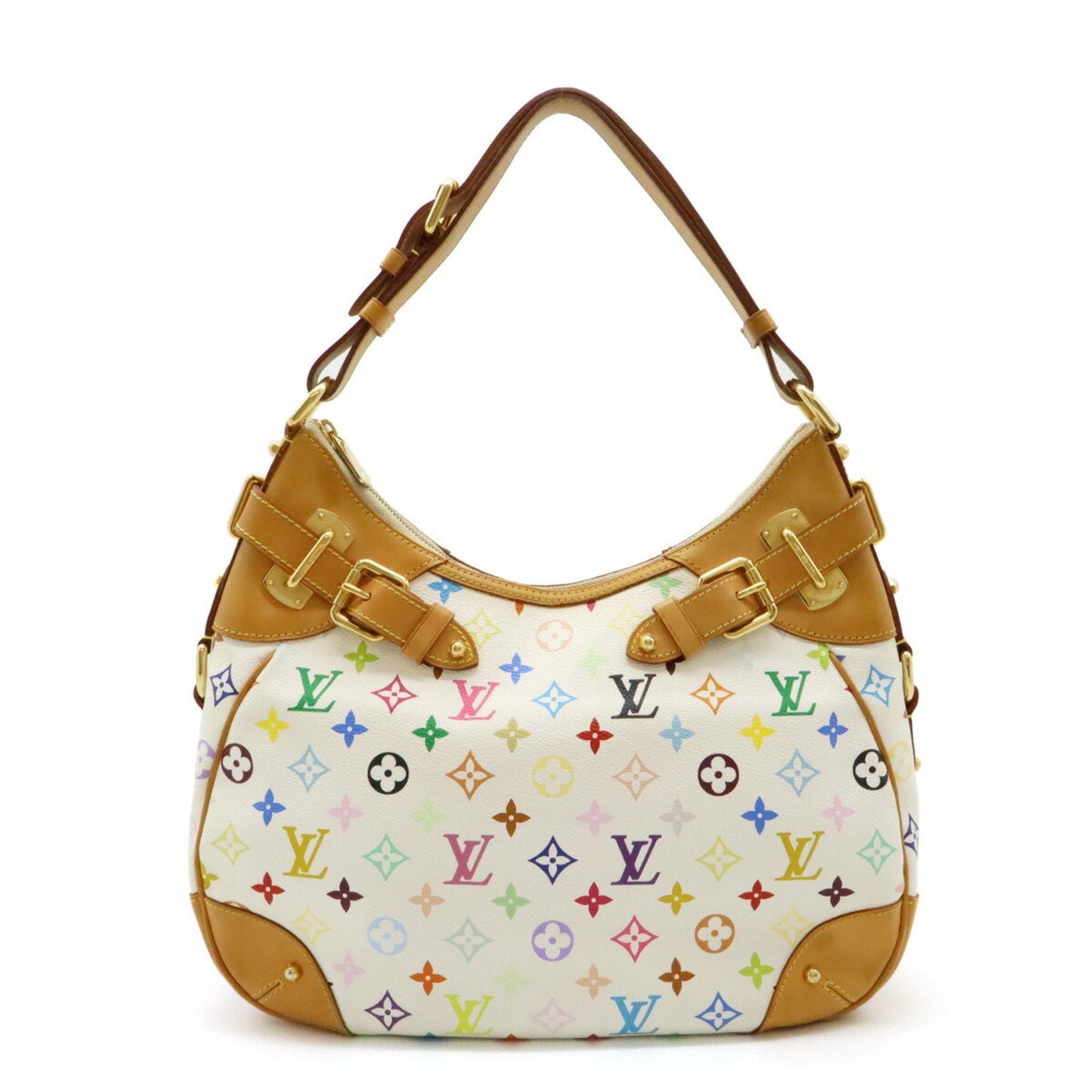Louis Vuitton Monogram Multicolore Blanc Pvc Shoulder Bag ()