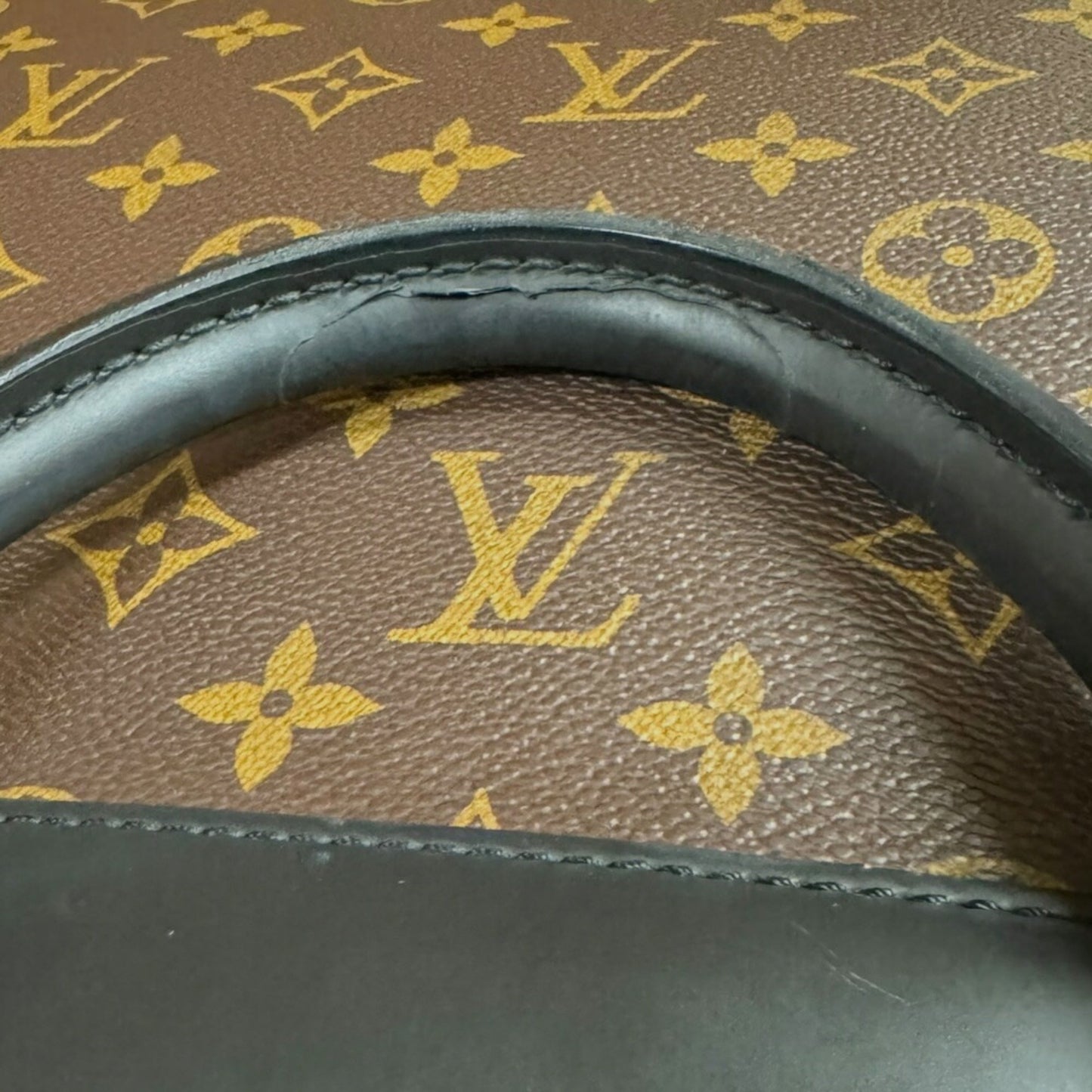 Louis Vuitton Black Brown Monogram Shoulder Bag