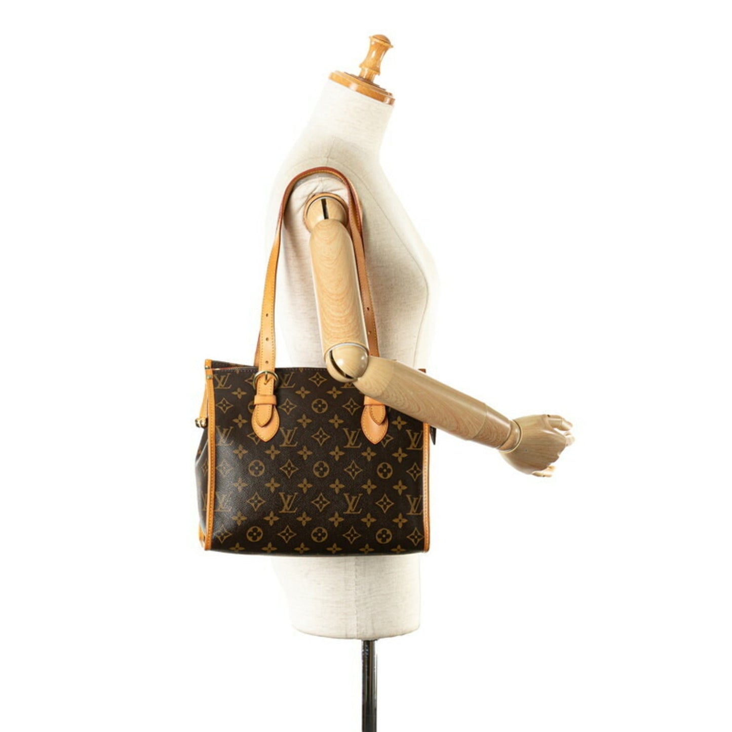 Louis Vuitton 2006 Fall Winter Collection Brown Pvc Leather Shoulder Bag Tote Bag