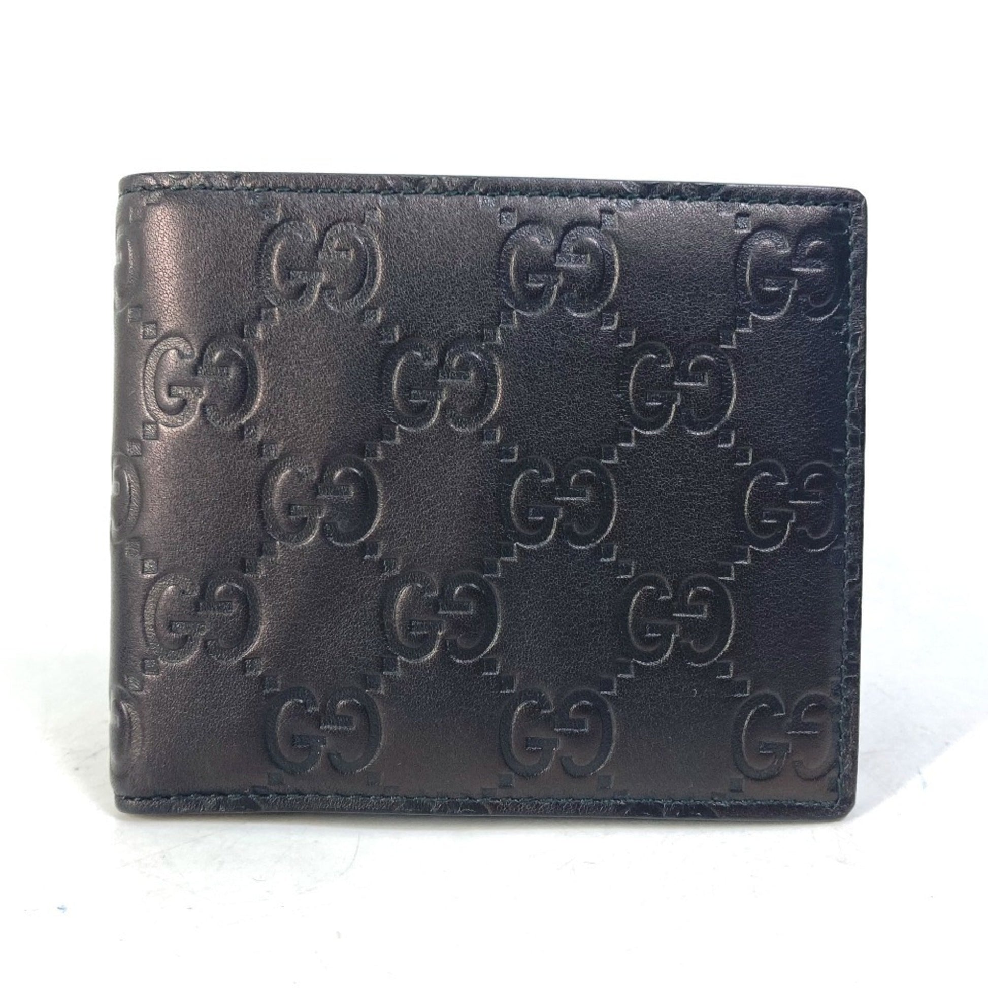 Gucci Black Leather Wallet (Bi-Fold) ()