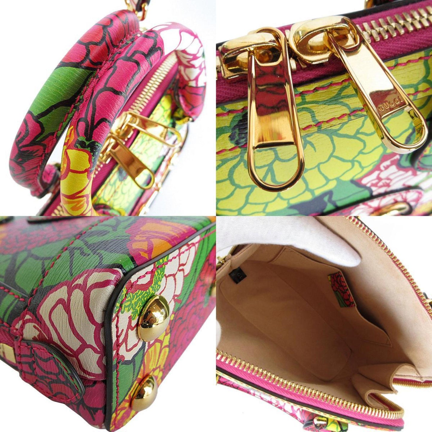 Gucci Multi-Color Leather Handbag Shoulder Bag
