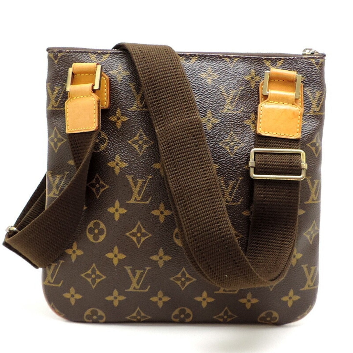 Louis Vuitton Brown Monogram Pochette Shoulder Bag