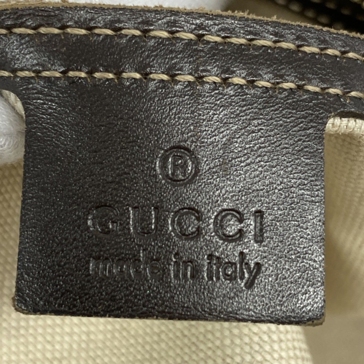 Gucci Brown Pvc Fanny Pack