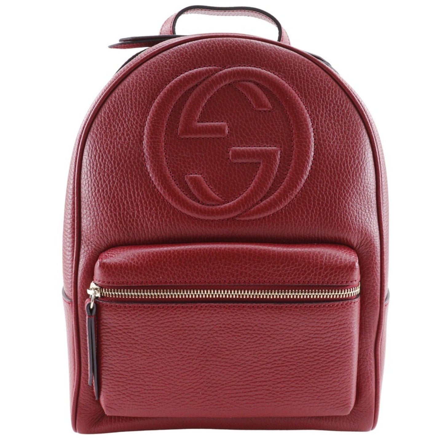 Gucci Red Color Leather Backpack ()