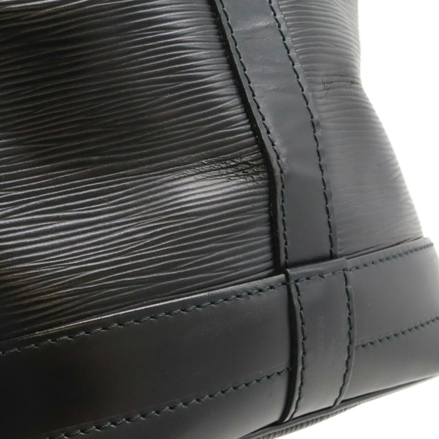 Louis Vuitton Black Noir Epi Leather Shoulder Bag