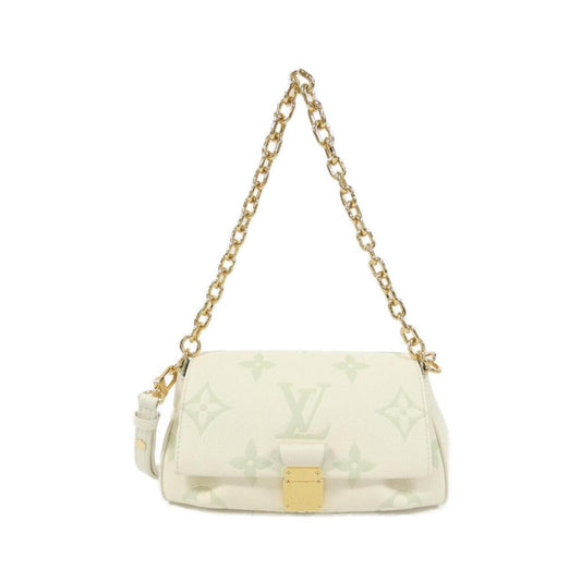 Louis Vuitton Bicolor Ivory Leather Shoulder Bag ()