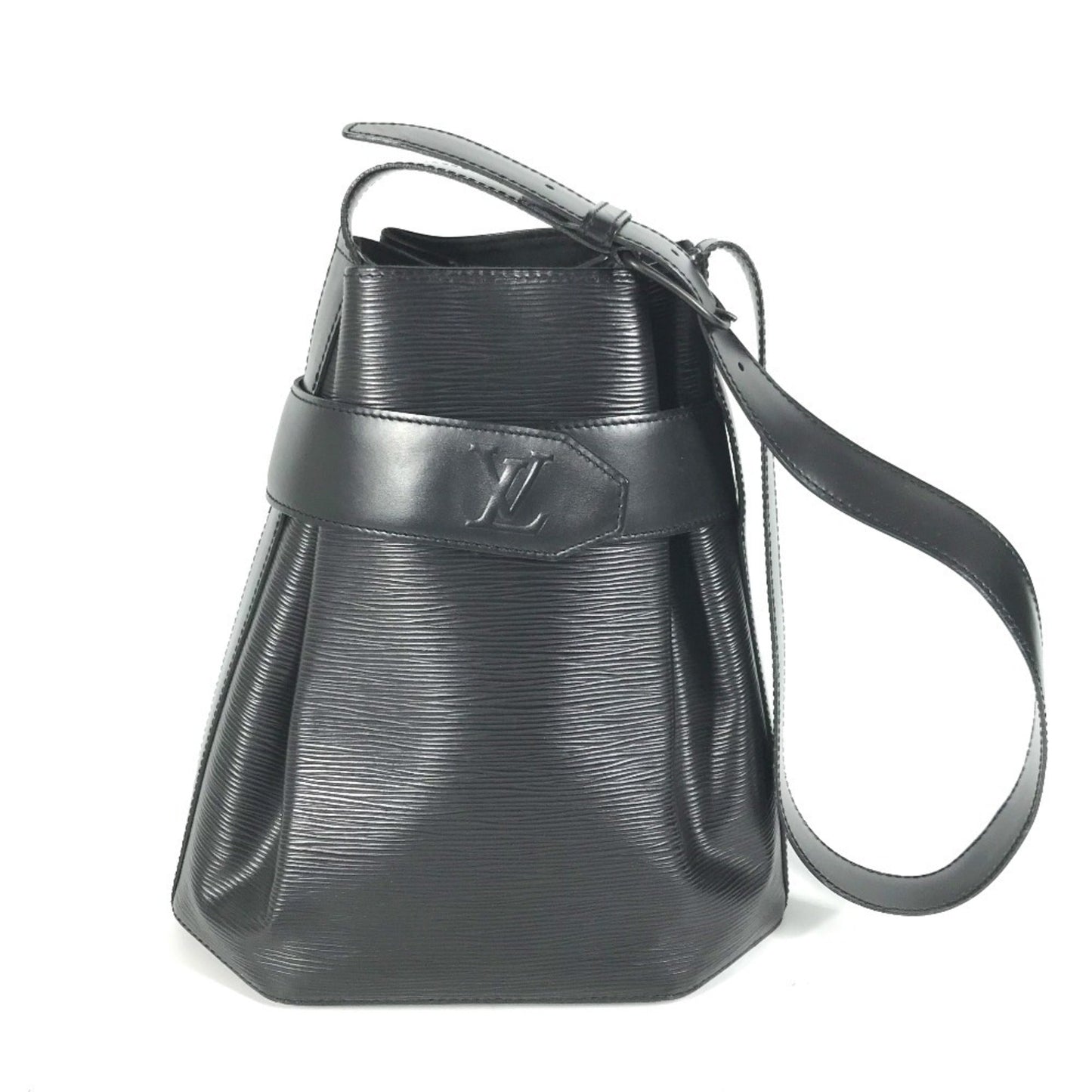 Louis Vuitton Black Noir Epi Leather Shoulder Bag ()