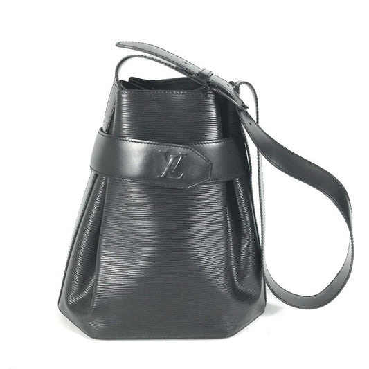 Louis Vuitton Black Noir Epi Leather Shoulder Bag ()
