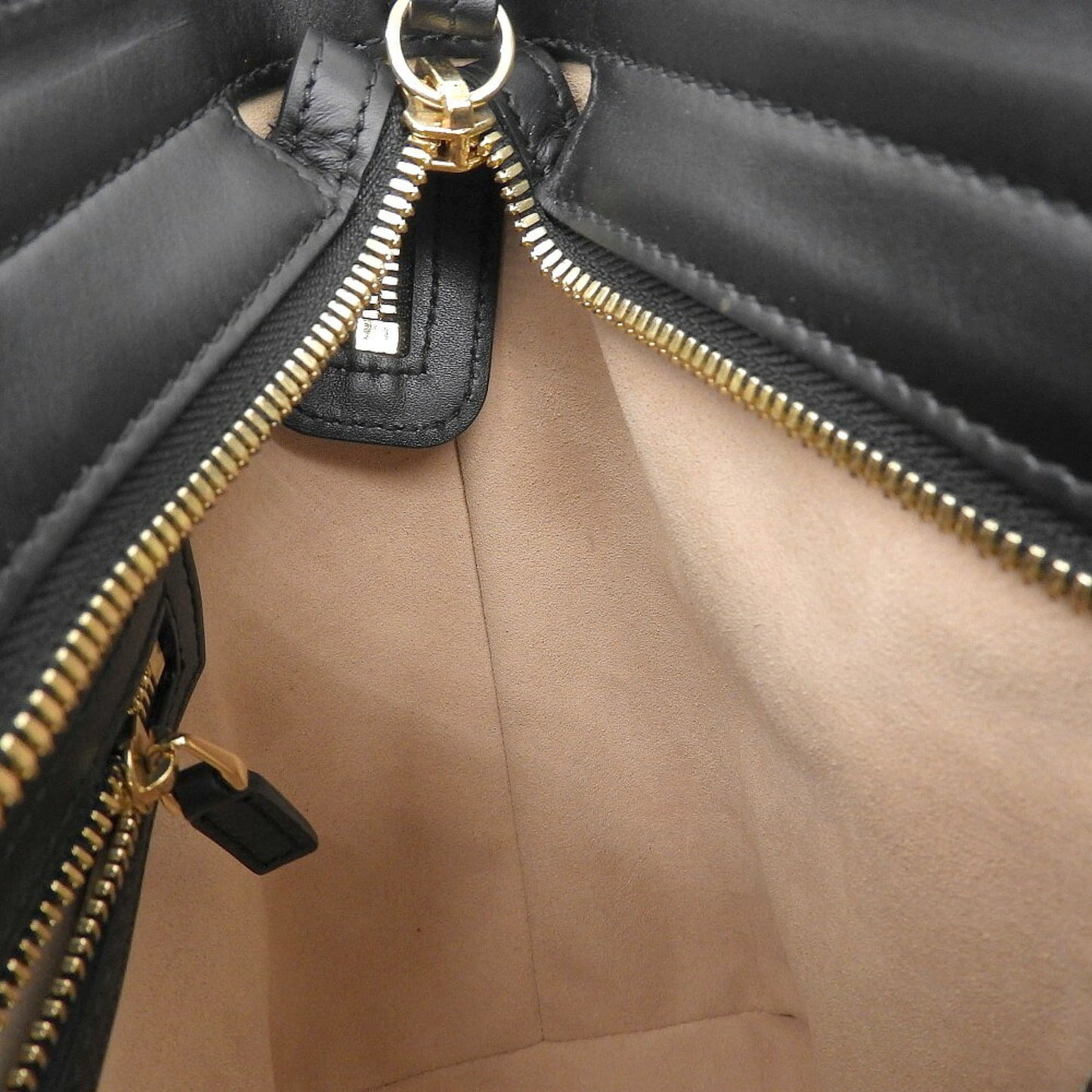 Gucci Black Leather Handbag Shoulder Bag