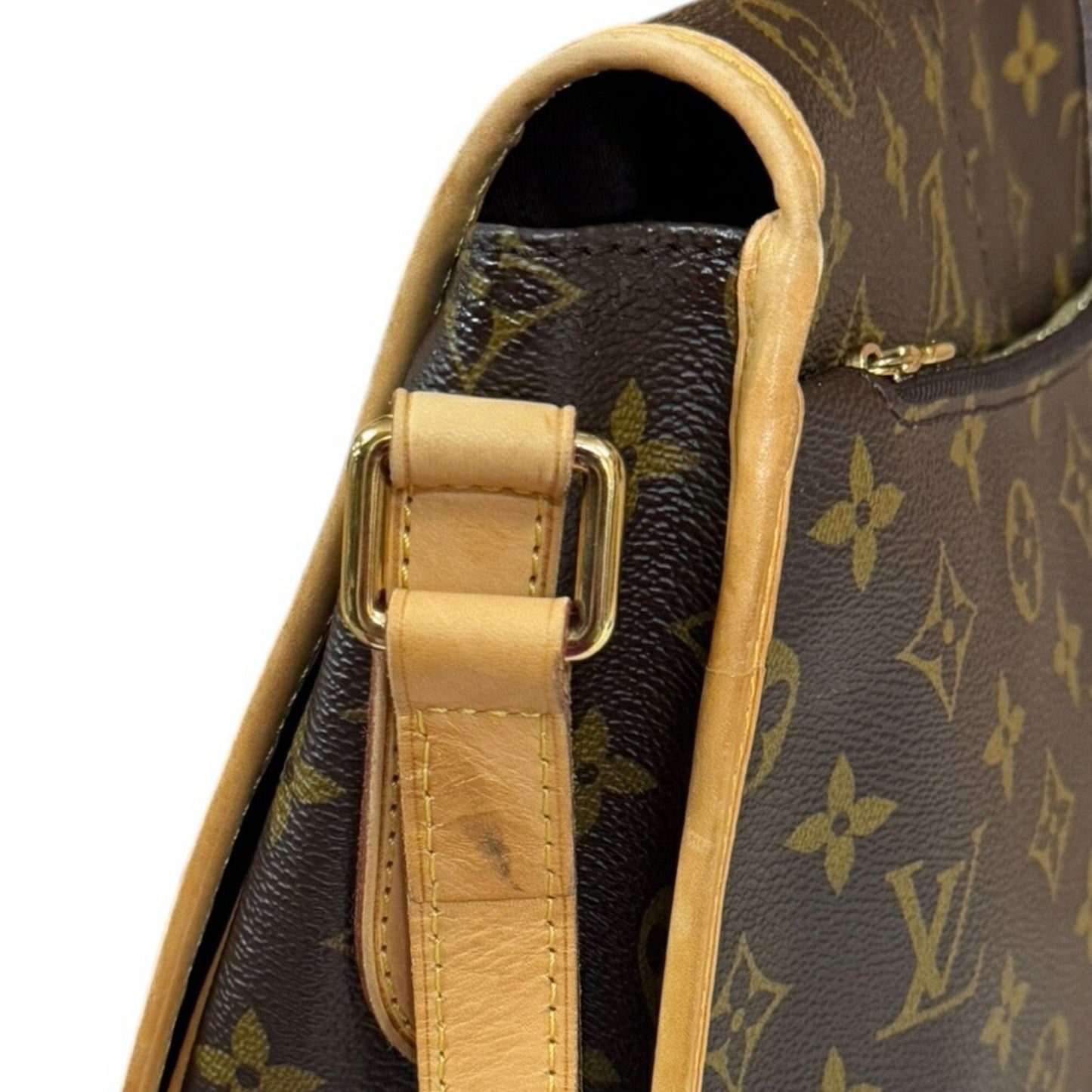 Louis Vuitton Brown Monogram Canvas Shoulder Bag