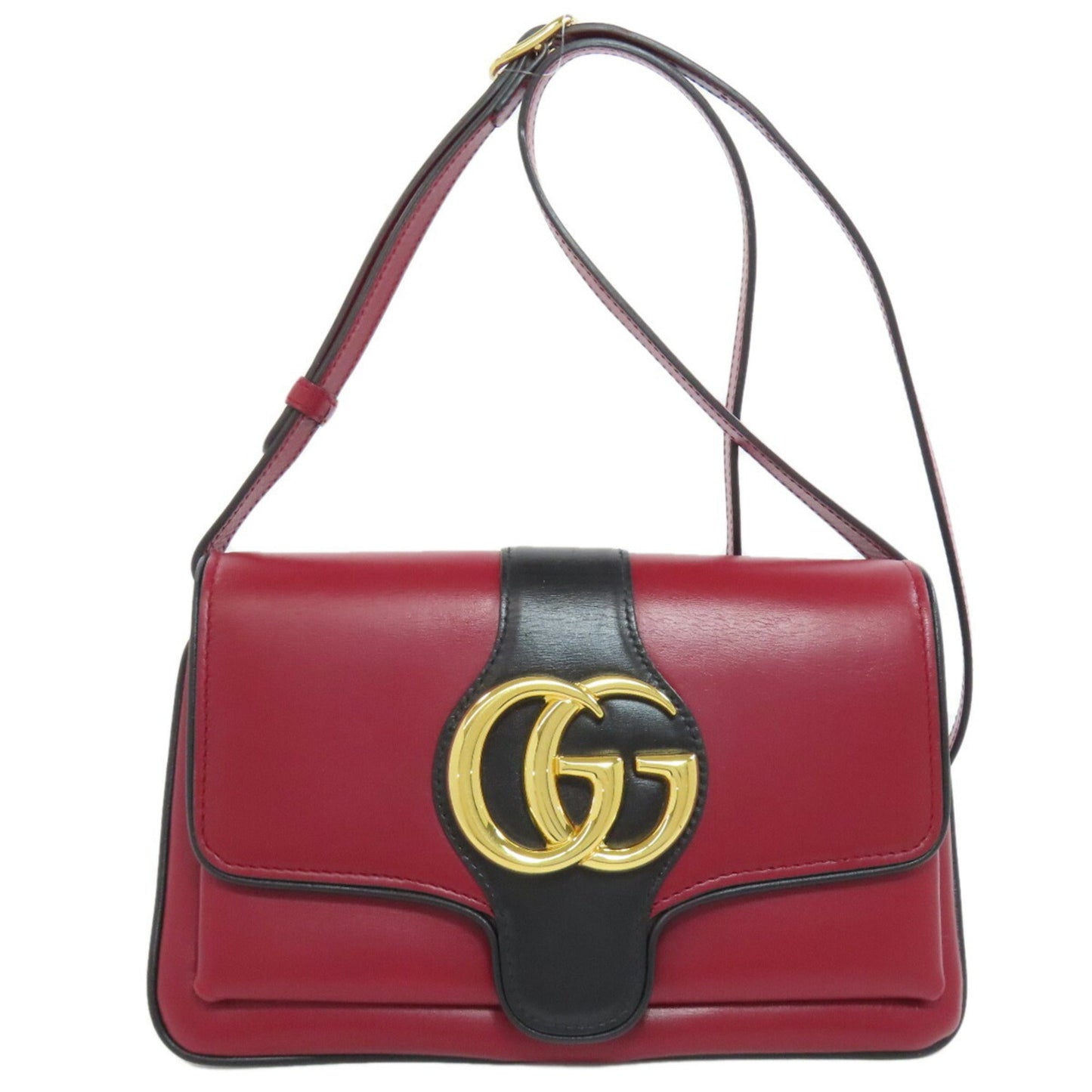Gucci Red Color Leather Shoulder Bag ()