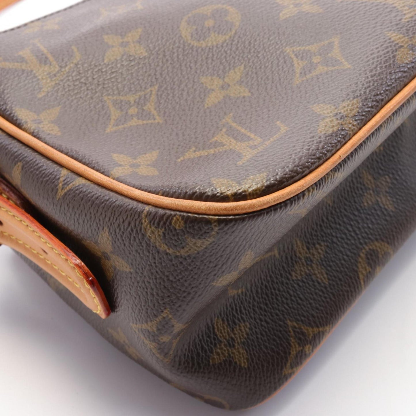 Louis Vuitton Brown Monogram Coated Canvas Shoulder Bag