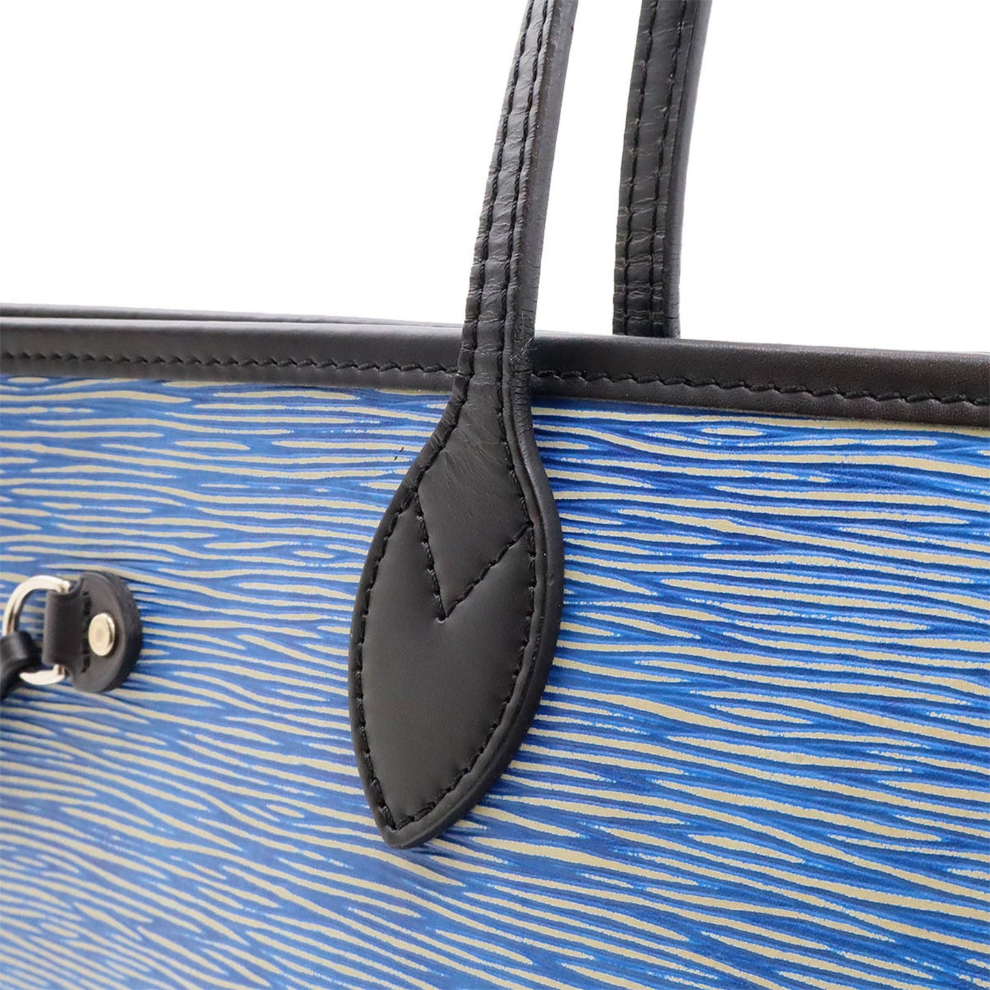 Louis Vuitton Blue Epi Leather Shoulder Bag Tote Bag