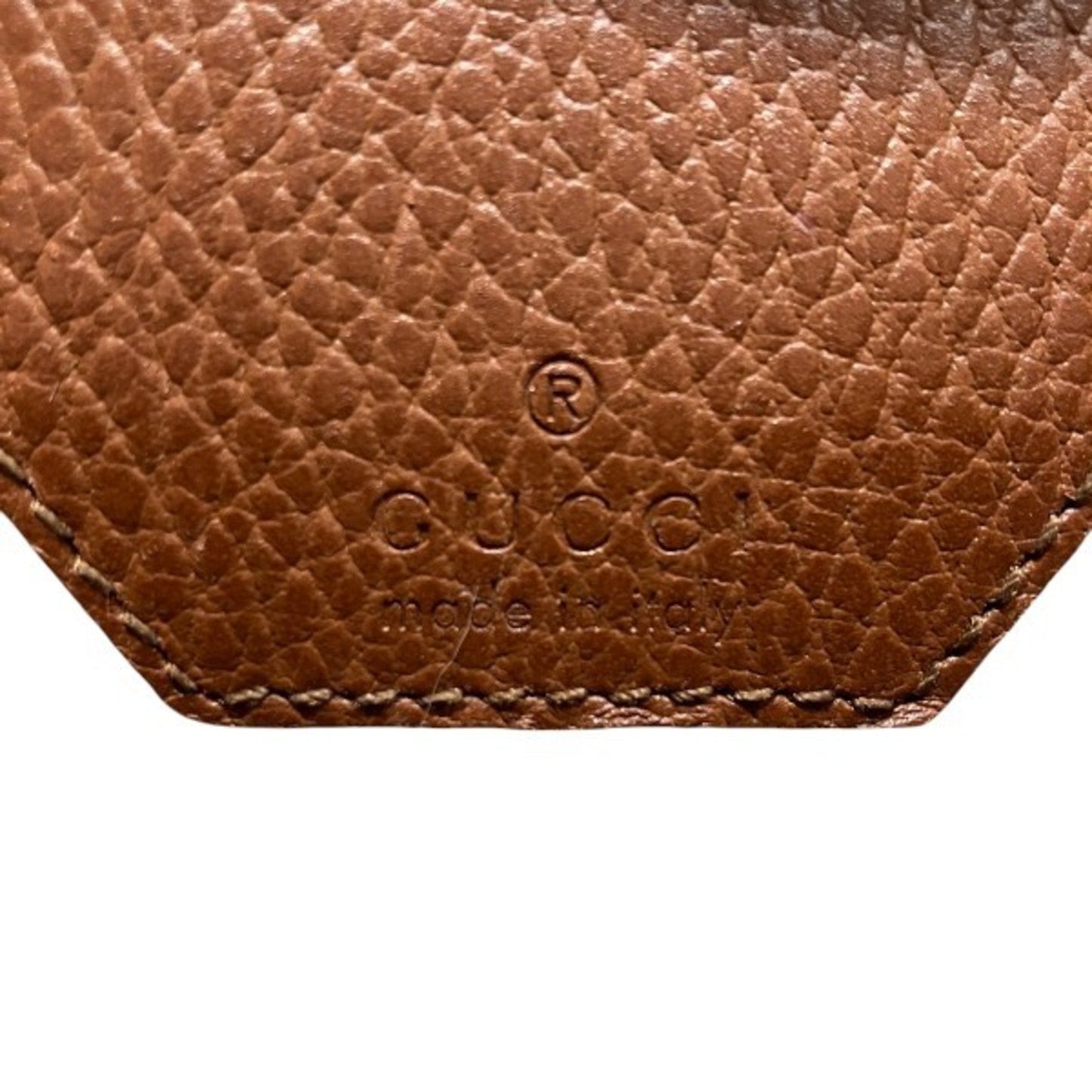 Gucci Blue Brown Denim Leather Shoulder Bag