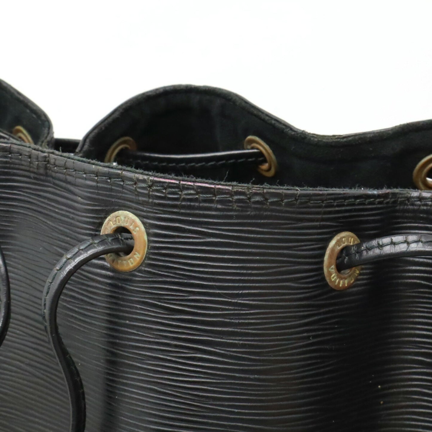 Louis Vuitton Black Noir Epi Leather Shoulder Bag