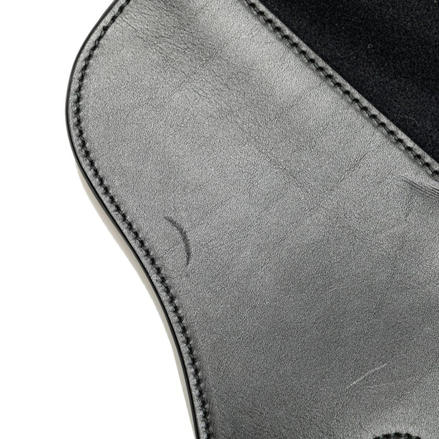 Gucci Black Suede Leather Handbag