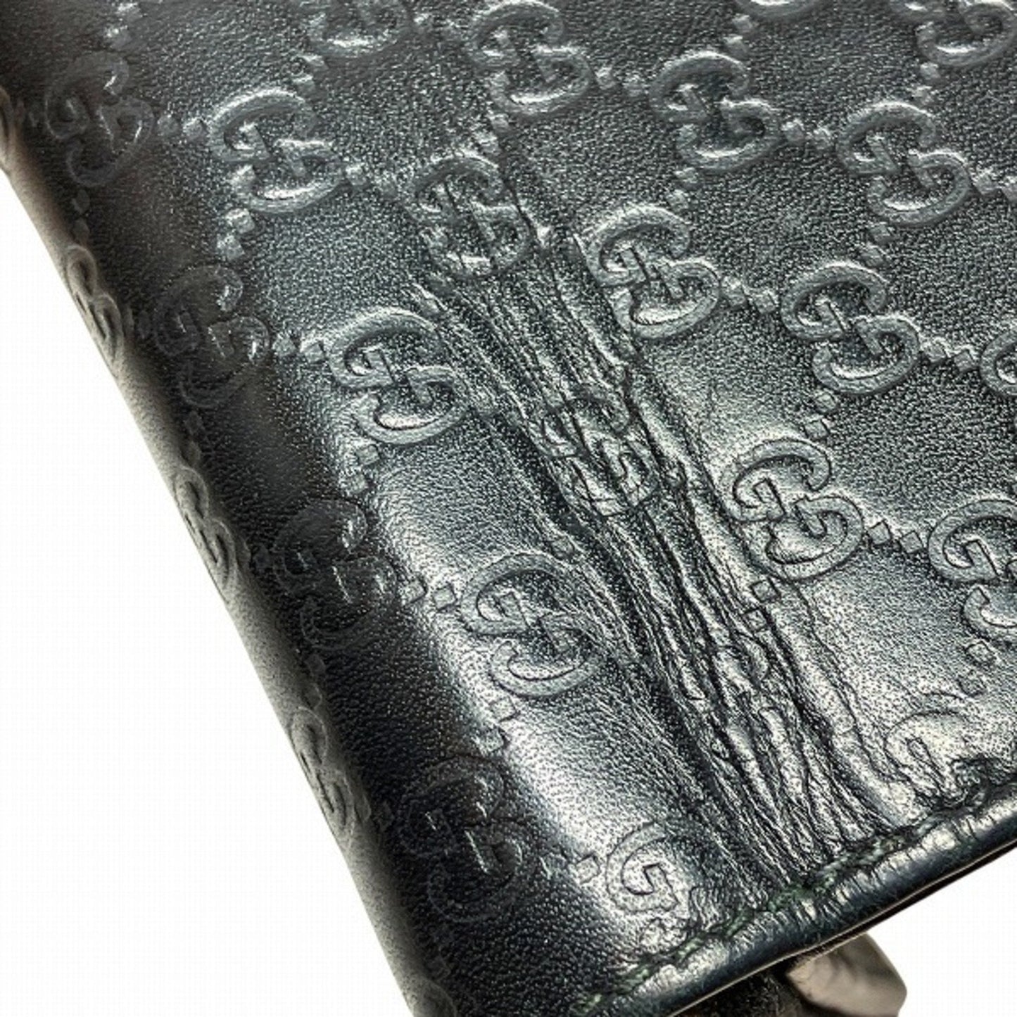 Gucci Black Leather Coin Purse/Coin Case