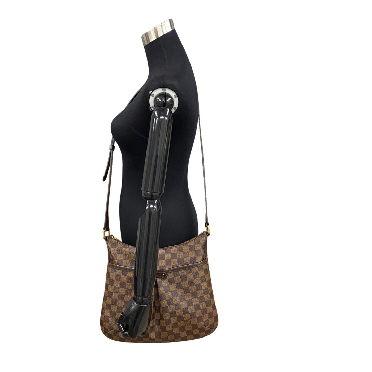 Louis Vuitton Brown Leather Pvc Pochette Shoulder Bag