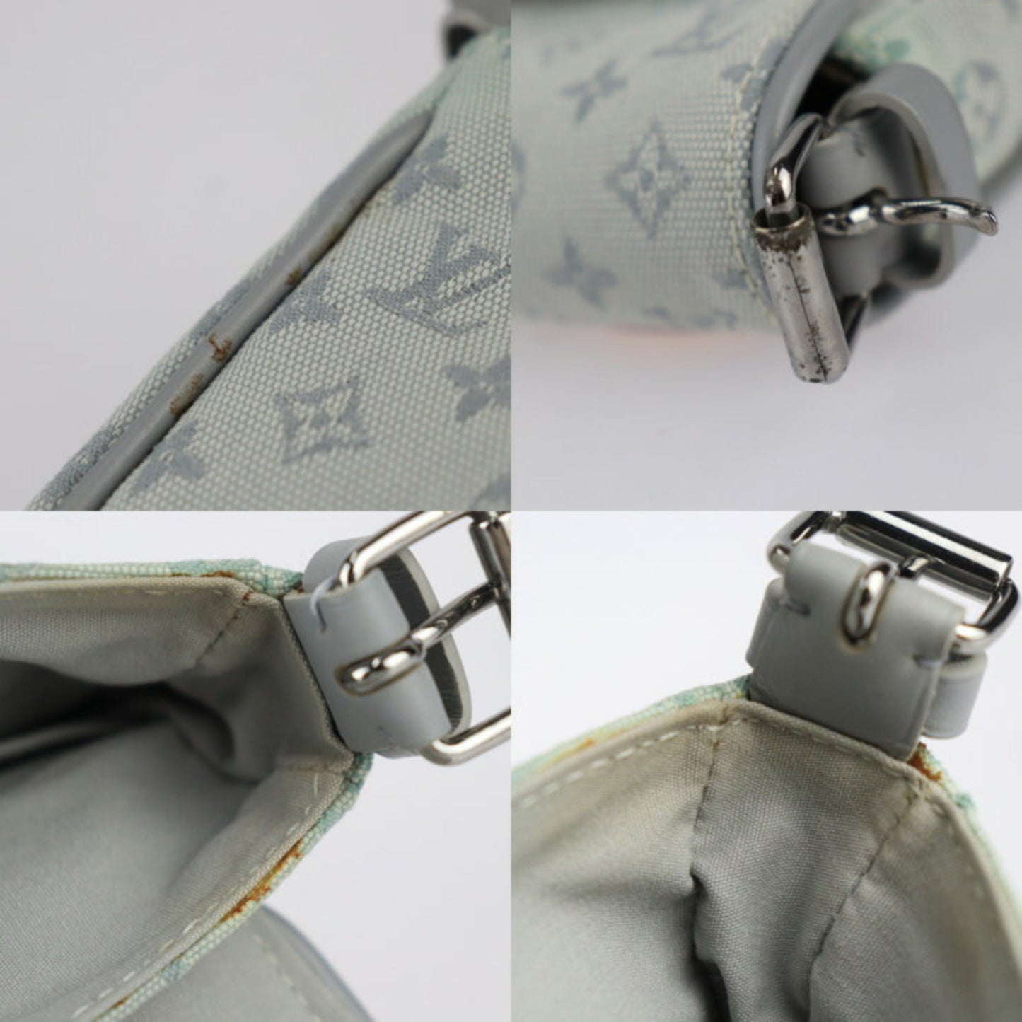 Louis Vuitton Monogram Mini Gray Multi-Color Monogram Mini Handbag Shoulder Bag