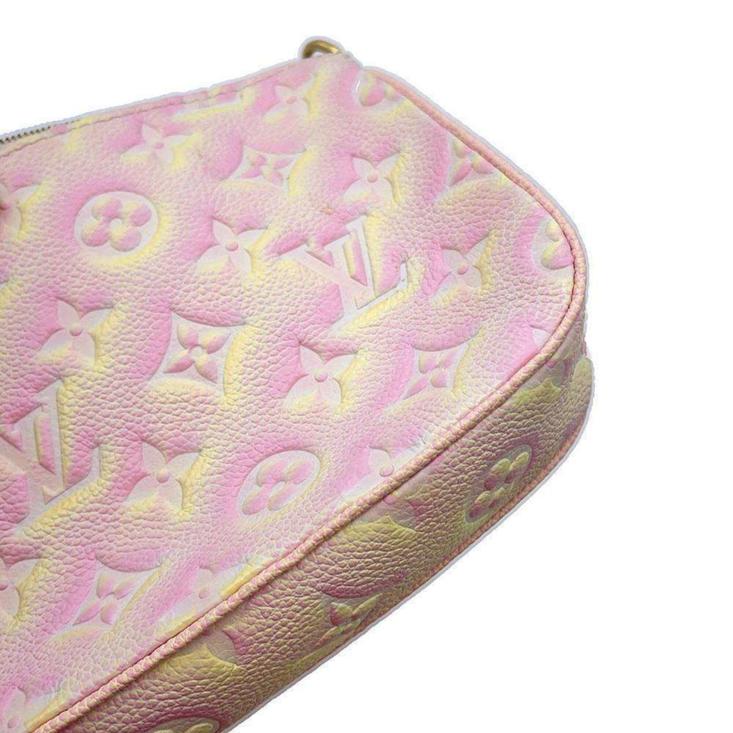 Louis Vuitton Monogram Empreinte Pink Monogram Empreinte Pochette Shoulder Bag