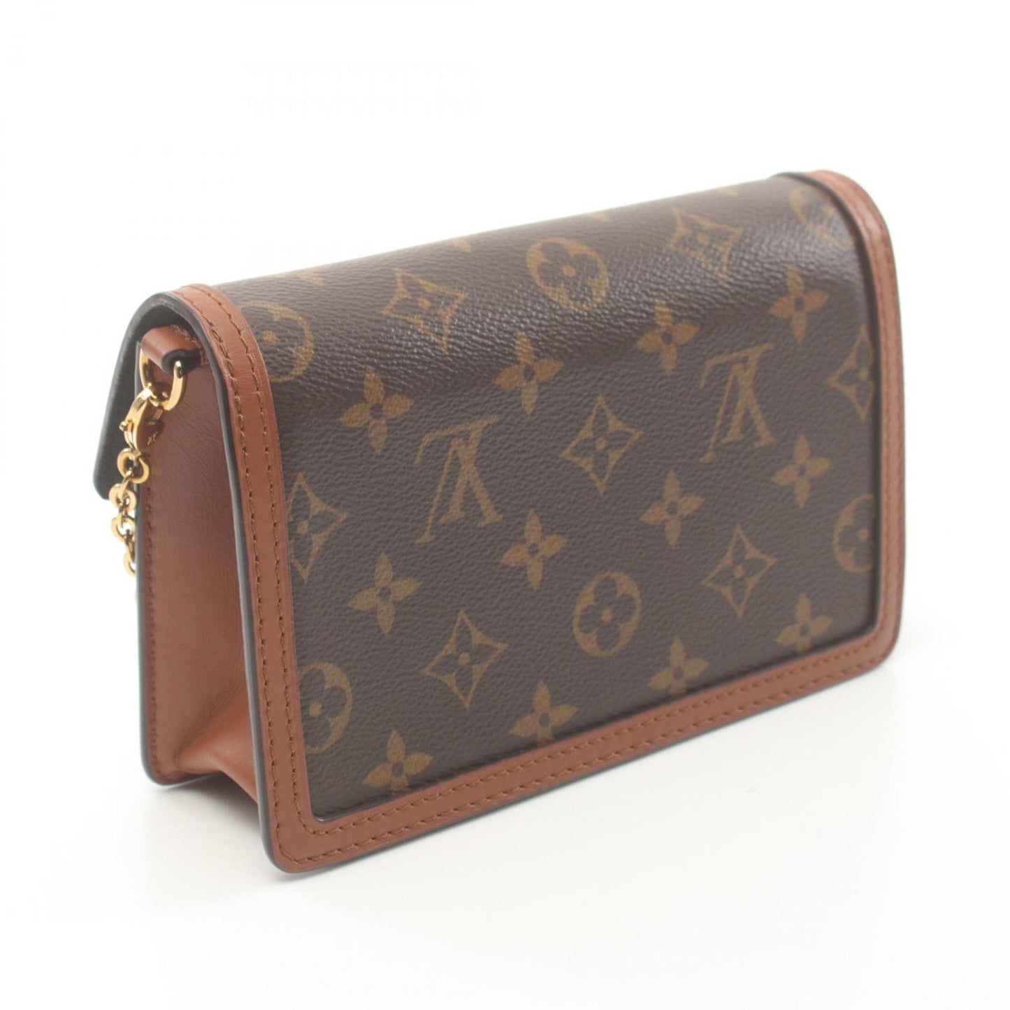 Louis Vuitton Beige Brown Pvc Leather Shoulder Bag