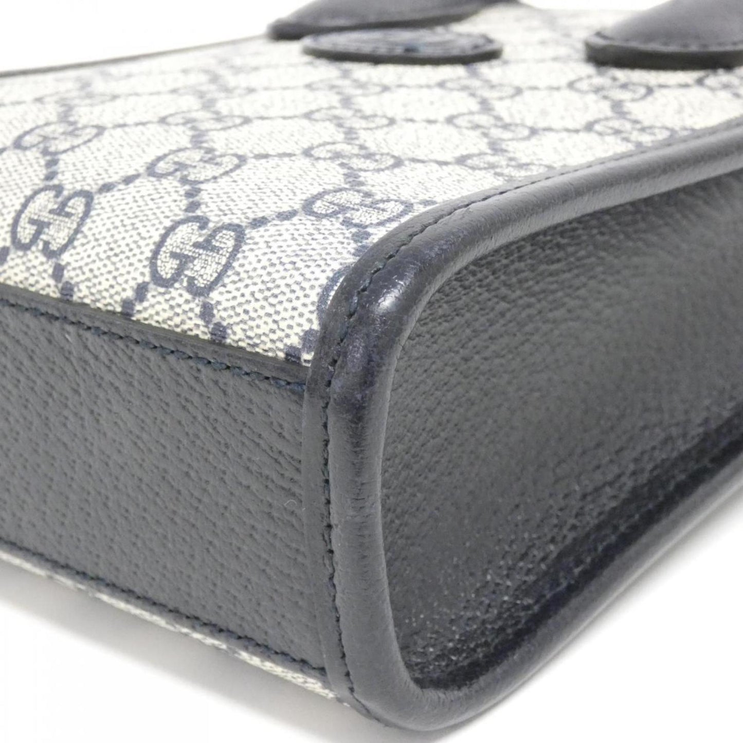 Gucci Beige Blue Gg Supreme Handbag