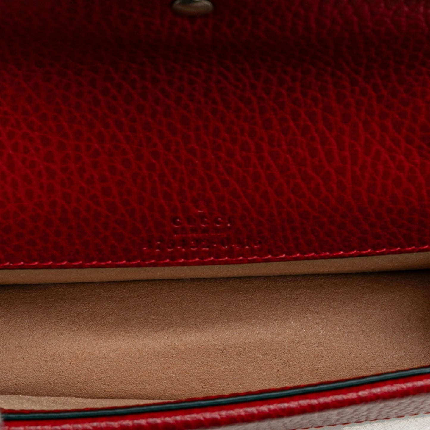 Gucci Red Color Leather Shoulder Bag