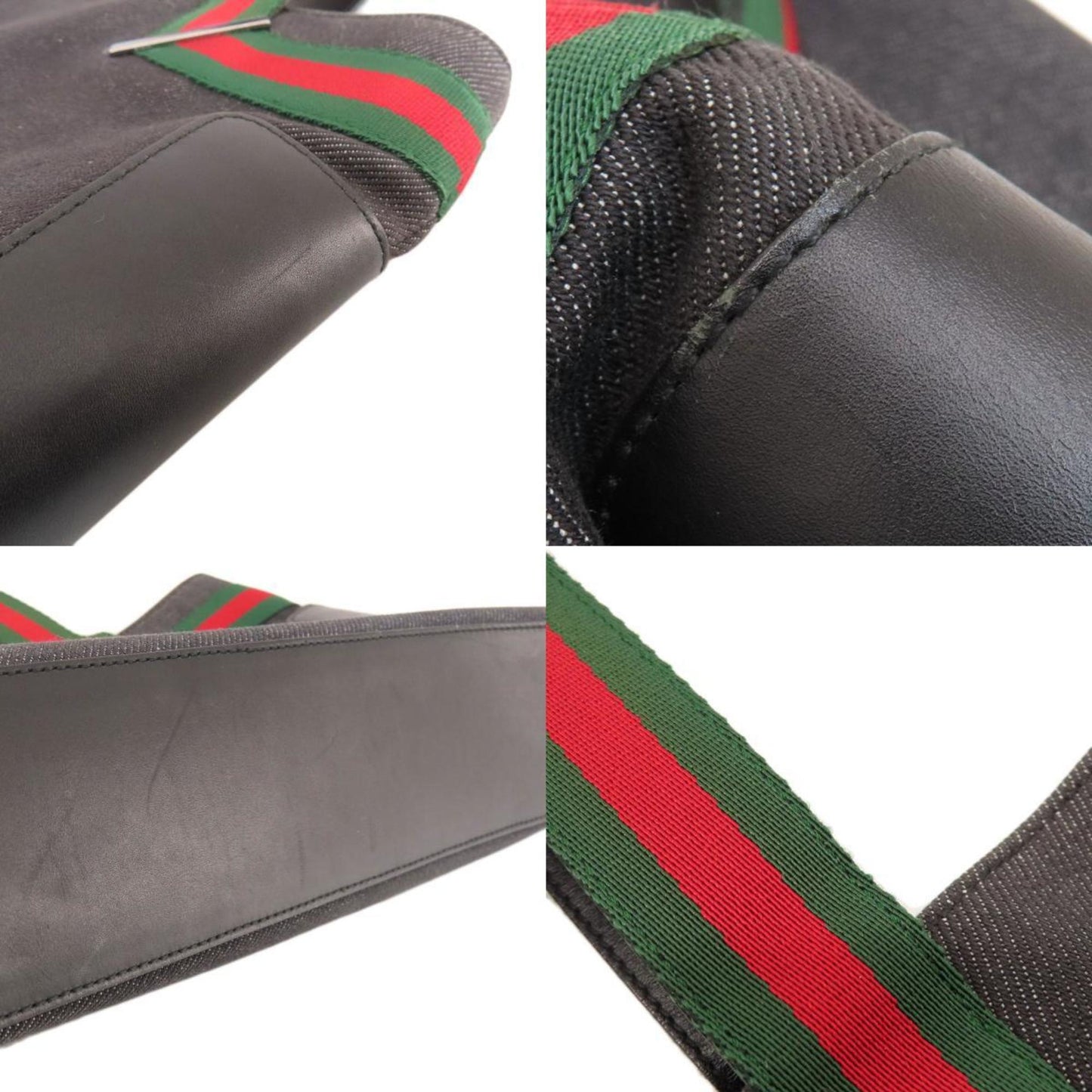 Gucci Black Denim Handbag