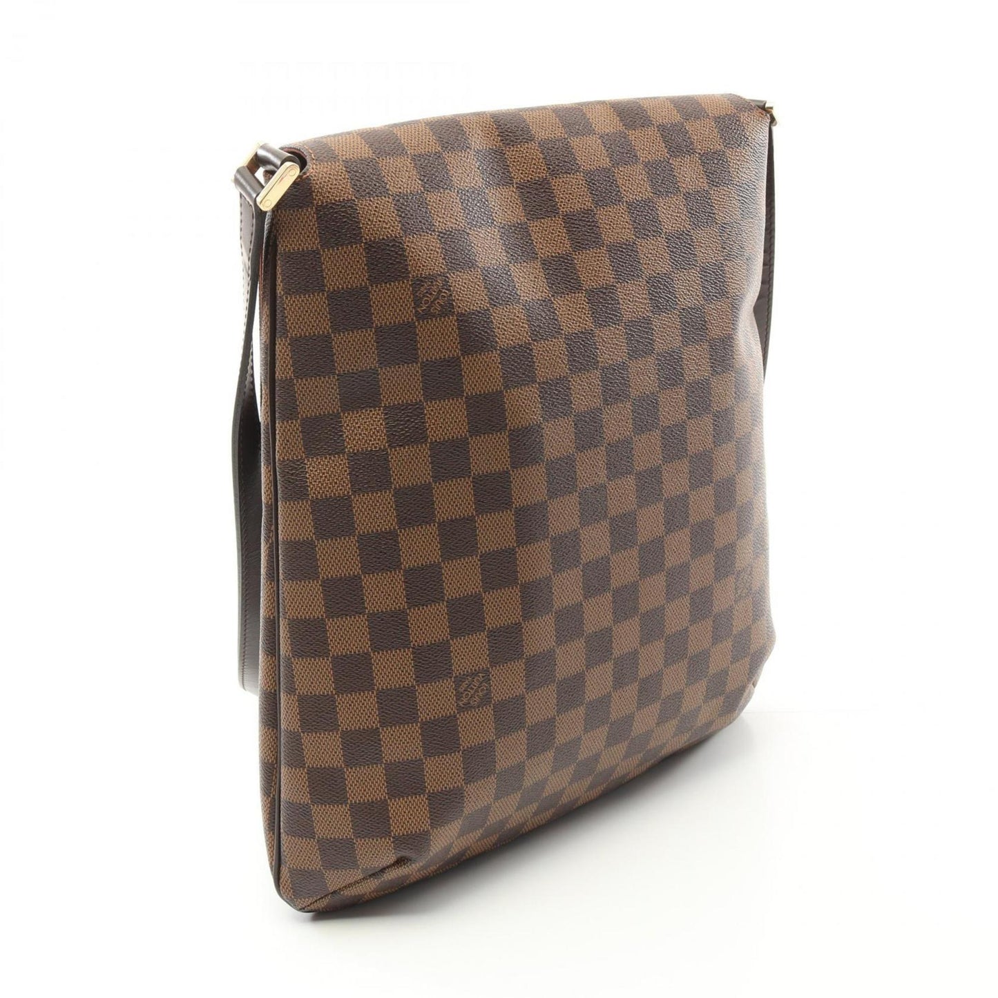 Louis Vuitton Brown Damier Canvas Coated Canvas Leather Shoulder Bag