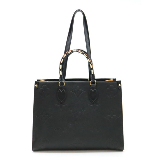 Louis Vuitton Black Noir Monogram Empreinte Handbag Shoulder Bag Tote Bag ()
