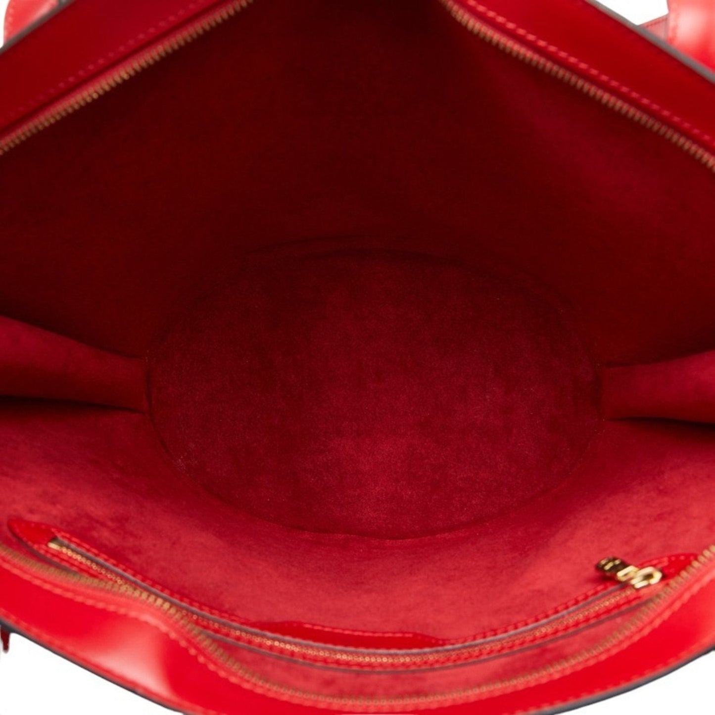 Louis Vuitton Epi Castilian Red Leather Shoulder Bag Tote Bag