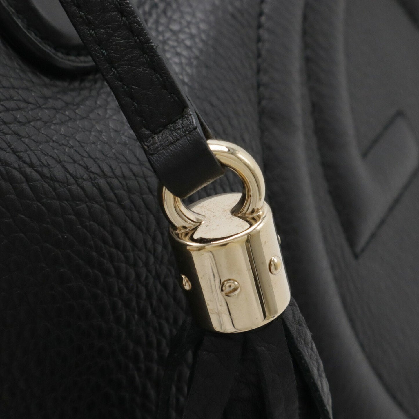 Gucci Soho Black Leather Shoulder Bag Tote Bag
