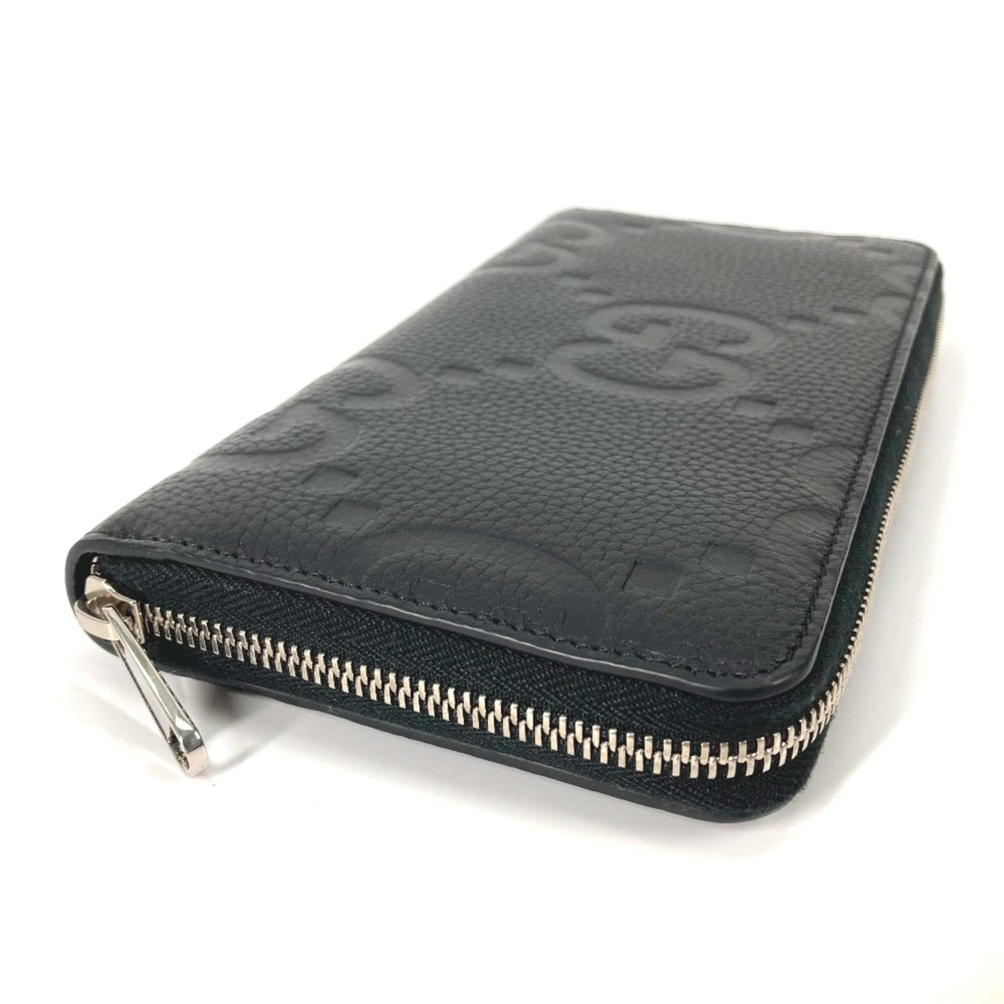Gucci Black Leather Long Wallet (Bi-Fold)