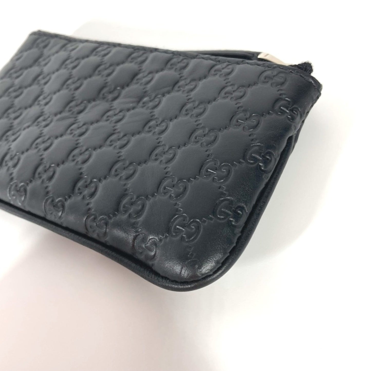 Gucci Black Leather Coin Purse/Coin Case