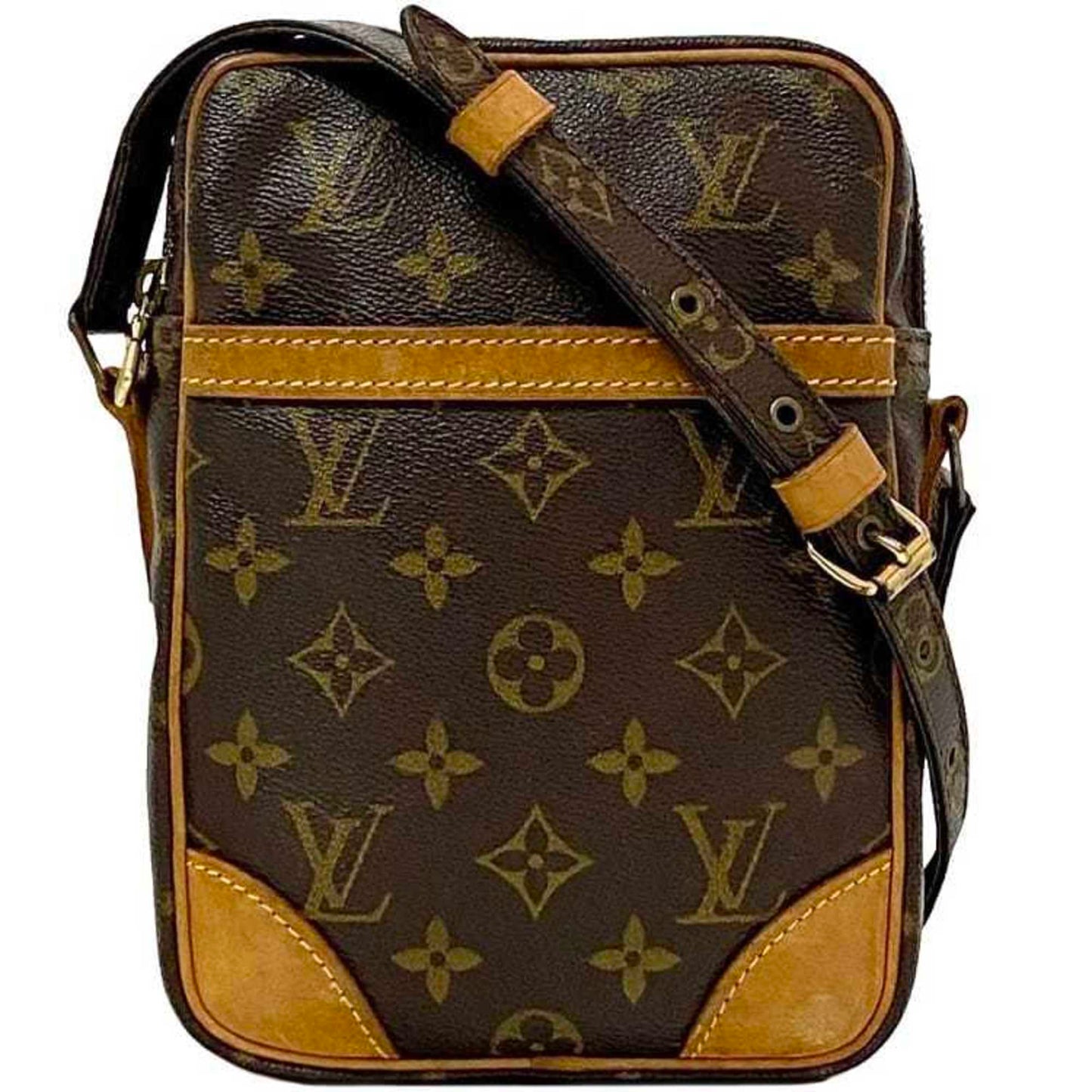 Louis Vuitton Monogram Brown Galle Monogram White Monogram Shoulder Bag ()