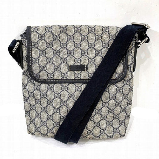 Gucci Navy Pvc Shoulder Bag ()