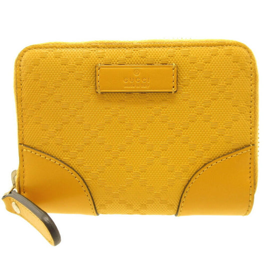 Gucci Yellow Leather Coin Purse/Coin Case ()