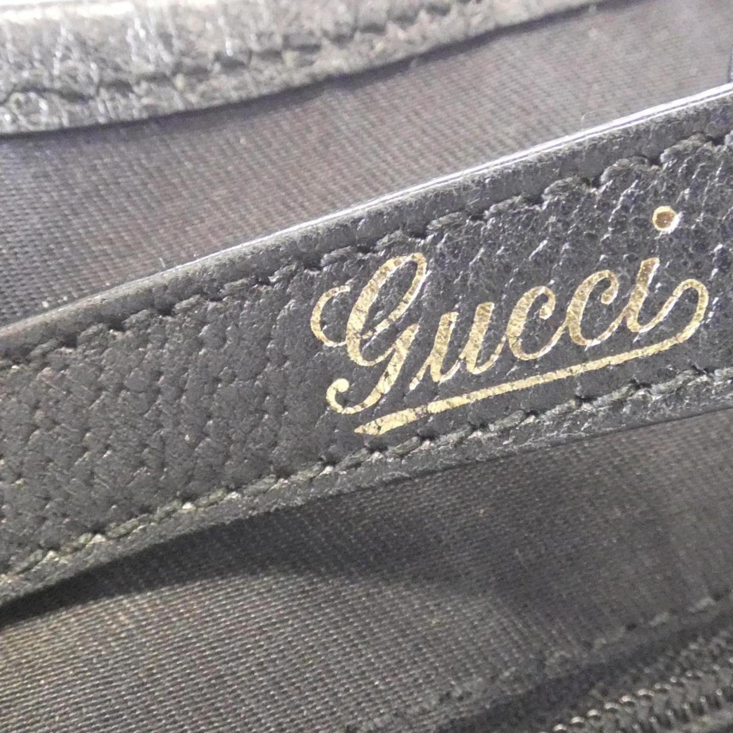 Gucci Gg Canvas Black Gg Canvas Shoulder Bag