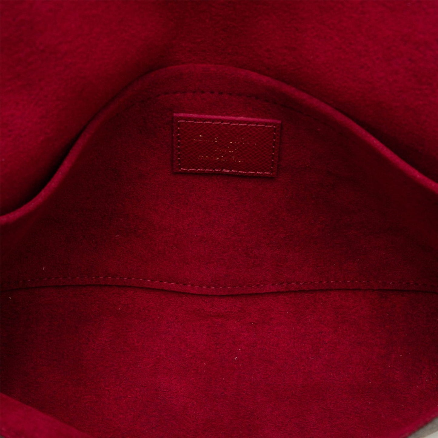 Louis Vuitton Brown Fuchsia Pvc Leather Pouch Shoulder Bag