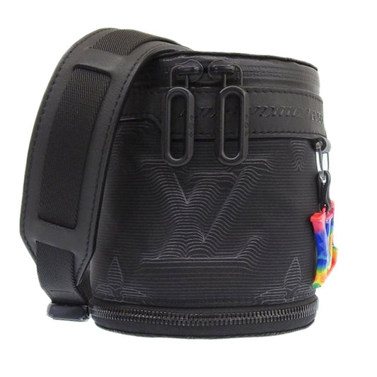 Louis Vuitton Black Multi-Color Nylon Shoulder Bag ()