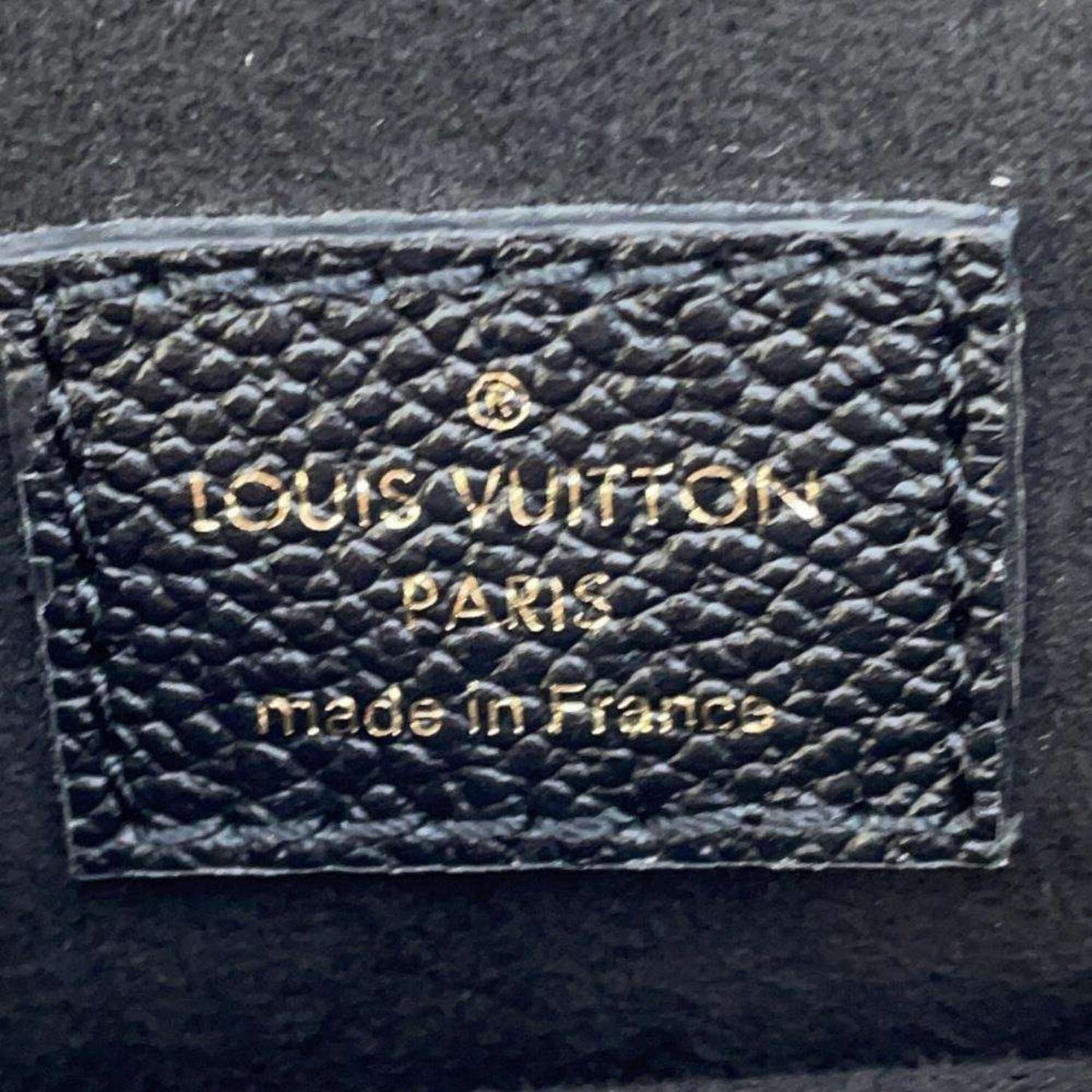 Louis Vuitton Noir Monogram Empreinte Backpack
