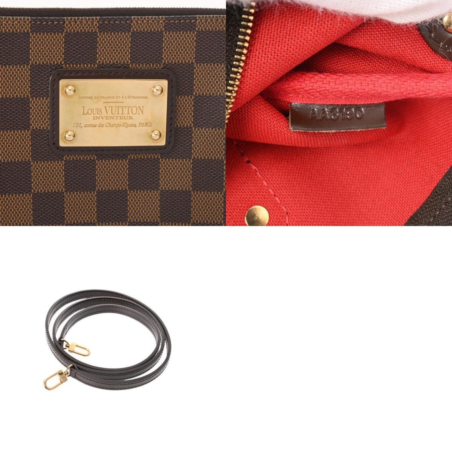 Louis Vuitton Brown Damier Canvas Shoulder Bag